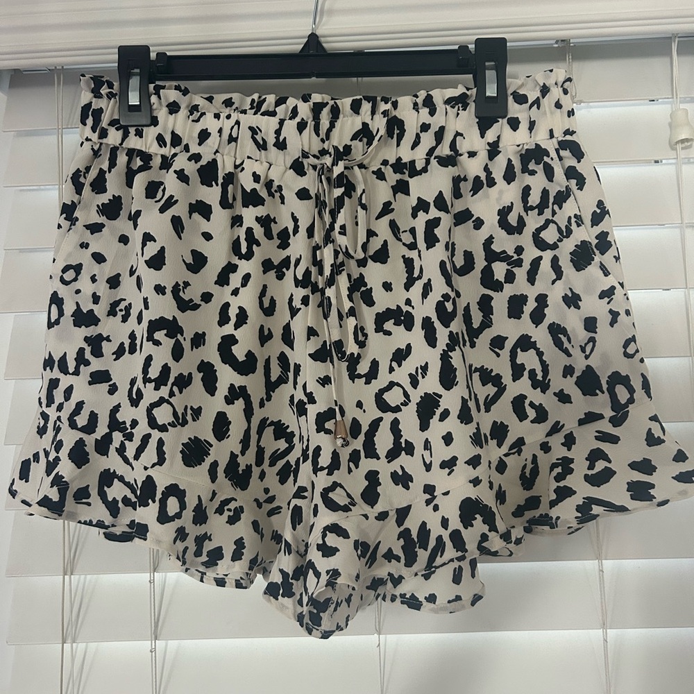 Leopard Print Women's Shorts